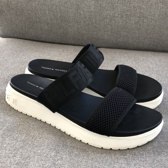 Worn once! - TOMMY HILFIGER ‘Kemi’ Sandals - Picture 2 of 12